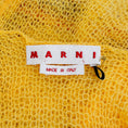 Load image into Gallery viewer, Marni Yellow Wool Open Knit Sleeveless Sweater
