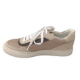 Load image into Gallery viewer, Brunello Cucinelli Beige / Blush Pink Monili Beaded Suede and Mesh Sneakers
