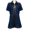 Load image into Gallery viewer, Louis Vuitton Blue Denim Zip Front Dress


