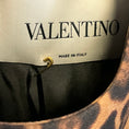 Load image into Gallery viewer, Valentino Tan / Black Leopard Printed Flared Mini Dress with Belt
