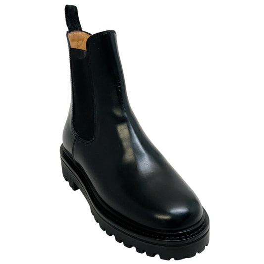 Isabel Marant Black Leather Castay Chelsea Boots
