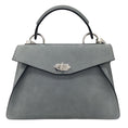 Load image into Gallery viewer, Proenza Schouler Grey Suede Medium Hava Handbag
