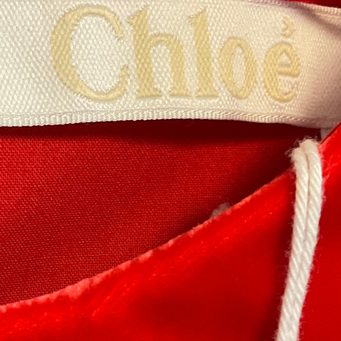 Chloe Red Crush Heart Cut Out Detail Velvet Dress