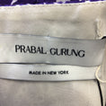 Load image into Gallery viewer, Prabal Gurung Purple / White Printed Handkerchief Midi Dress
