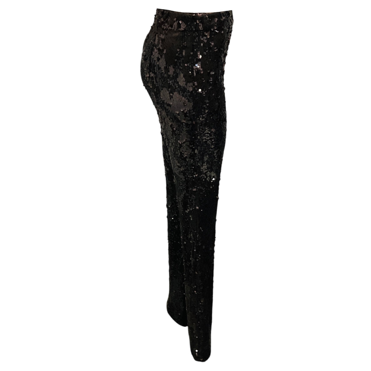 Veronica Beard Dark Currant Collier High Rise Sequin Skinny Flare Pant