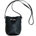 Load image into Gallery viewer, Longchamp Extra Small Black Leather Le Roseau Crossbody Bag

