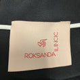 Load image into Gallery viewer, Roksanda Ilincic Black / Ivory / Bright Orange Colorblock Silk Maxi Skirt
