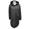 Load image into Gallery viewer, Armani Collezioni Grey Checkered Hooded Water & Wind Repellent Coat
