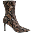 Load image into Gallery viewer, Stella McCartney Coffee Iconic Snake Print Ankle Boots
