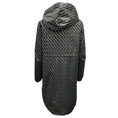 Load image into Gallery viewer, Armani Collezioni Grey Checkered Hooded Water & Wind Repellent Coat
