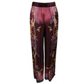Load image into Gallery viewer, forte_forte Bordeaux Sogni Print Satin Trousers
