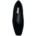 Load image into Gallery viewer, Toteme Black Velvet Ballet Flats
