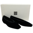 Load image into Gallery viewer, Toteme Black Velvet Ballet Flats

