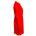 Load image into Gallery viewer, Stella McCartney Red Long Sleeved V-Neck Crepe Dress
