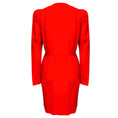 Load image into Gallery viewer, Stella McCartney Red Long Sleeved V-Neck Crepe Dress
