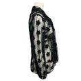 Load image into Gallery viewer, Simone Rocha Black Floral Lurex Embellished Sheer Mesh Tulle Blazer
