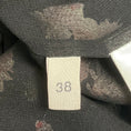 Load image into Gallery viewer, Celine Black Multi Floral Silk Georgette Jabot Dress
