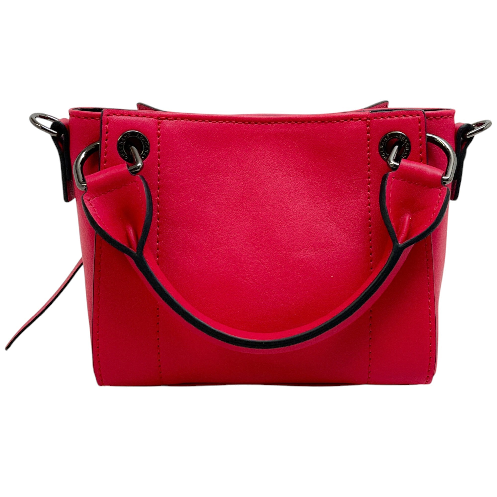 Longchamp Hot Pink Leather Extra Small 3D Crossbody Bag