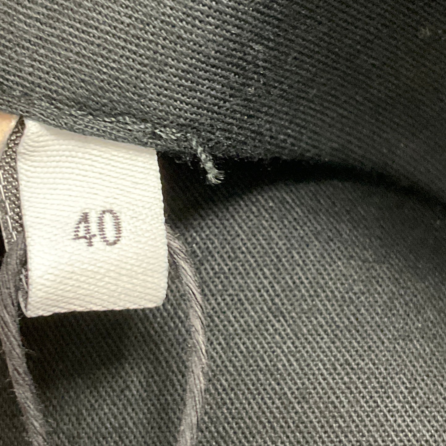 Loewe Black / Tan Lamb Leather Trimmed Viscose Stretch Pants