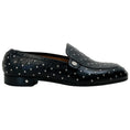Load image into Gallery viewer, Laurence Dacade Black Leather Silver Studded Angela Loafers
