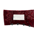 Load image into Gallery viewer, Dries van Noten Red Velvet Beaded Sleeves
