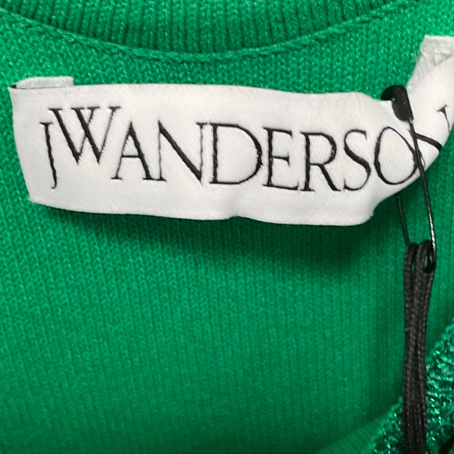 JW Anderson Emerald Cut Out Detail Asymmetric Dress