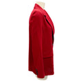 Load image into Gallery viewer, Rosetta Getty Red One-Button Wool Crepe Blazer
