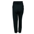 Load image into Gallery viewer, Brunello Cucinelli Charcoal Grey Monili Bead Embellished Cropped Mid Rise Wool Trousers in Black Stone
