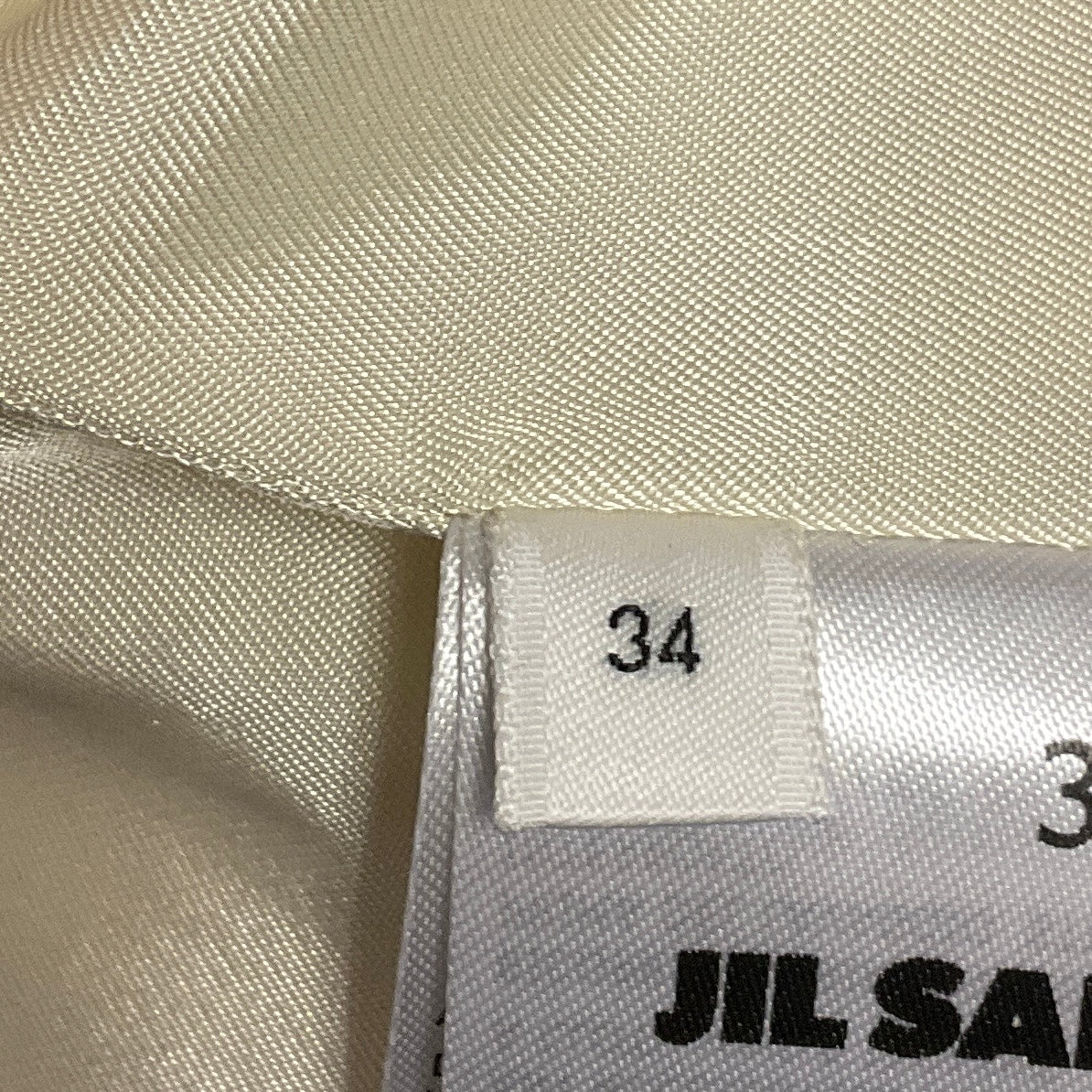 Jil Sander Ivory Crushed Velvet Maxi Dress