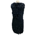 Load image into Gallery viewer, J. Mendel Navy Blue Genuine Fur Vest
