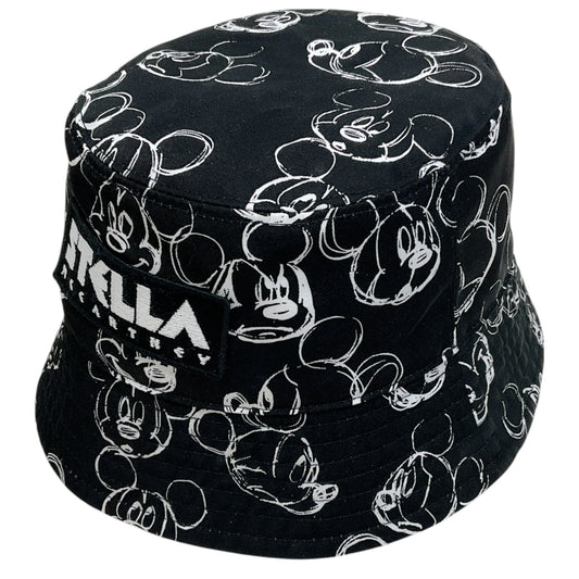 Stella McCartney Black / White Disney Fantasia Print Bucket Hat