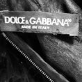 Load image into Gallery viewer, Dolce & Gabbana Black / Pink Rose Floral Applique Fringed Midi Cocktail Dress
