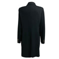 Load image into Gallery viewer, St. John Black Double Breasted Mid Length Coat
