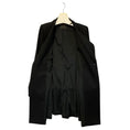 Load image into Gallery viewer, St. John Black Double Breasted Mid Length Coat
