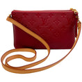 Load image into Gallery viewer, Louis Vuitton Red Monogram Empreinte Double Zip Pochette
