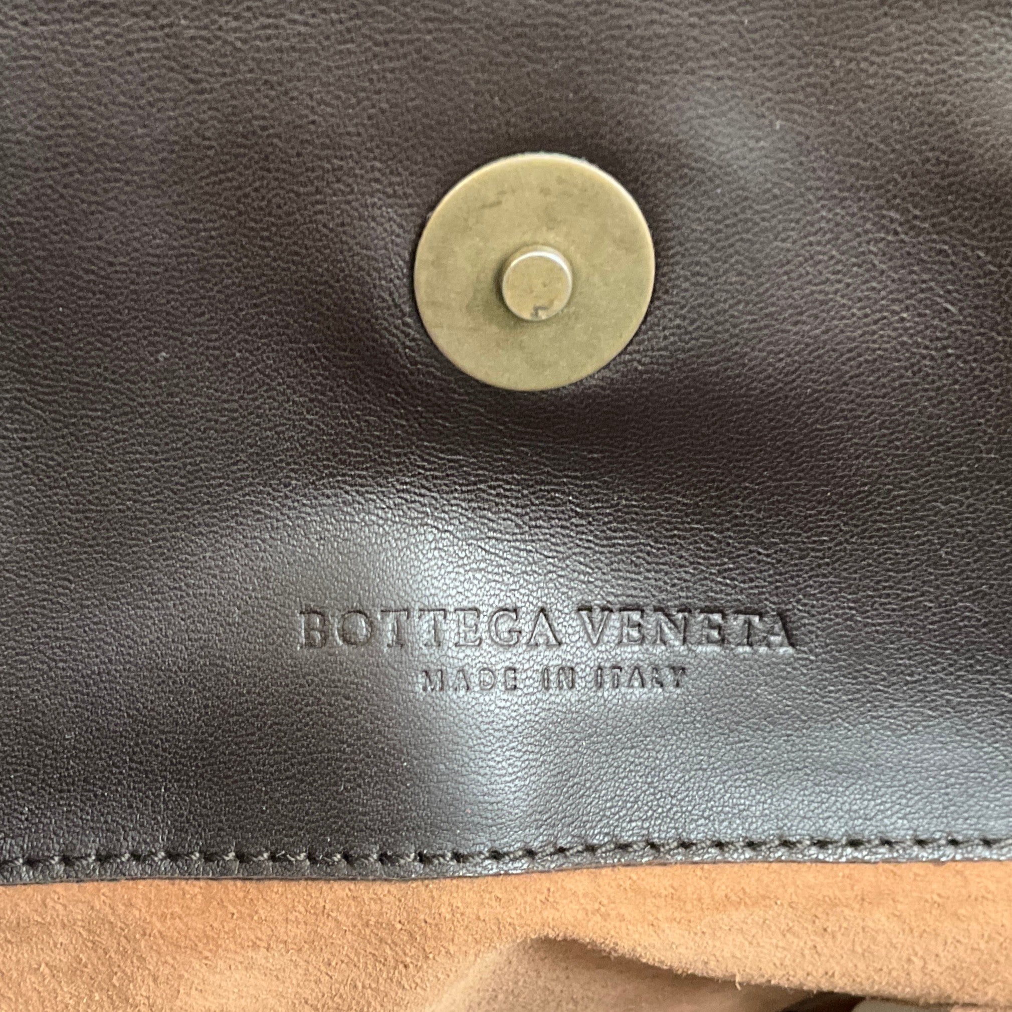 Bottega Veneta Brown Leather Intrecciato Tote