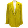 Load image into Gallery viewer, Lafayette 148 New York Peridot Nazelli Nouveau Crepe One-Button Jacket
