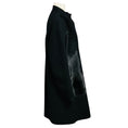 Load image into Gallery viewer, Vince Black Wool Coat with Calf Hair Trim
