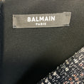 Load image into Gallery viewer, Balmain Silver Metallic Embellished Cocktail Dress

