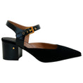 Load image into Gallery viewer, Laurence Dacade Black Suede Kane Ankle Strap Pumps

