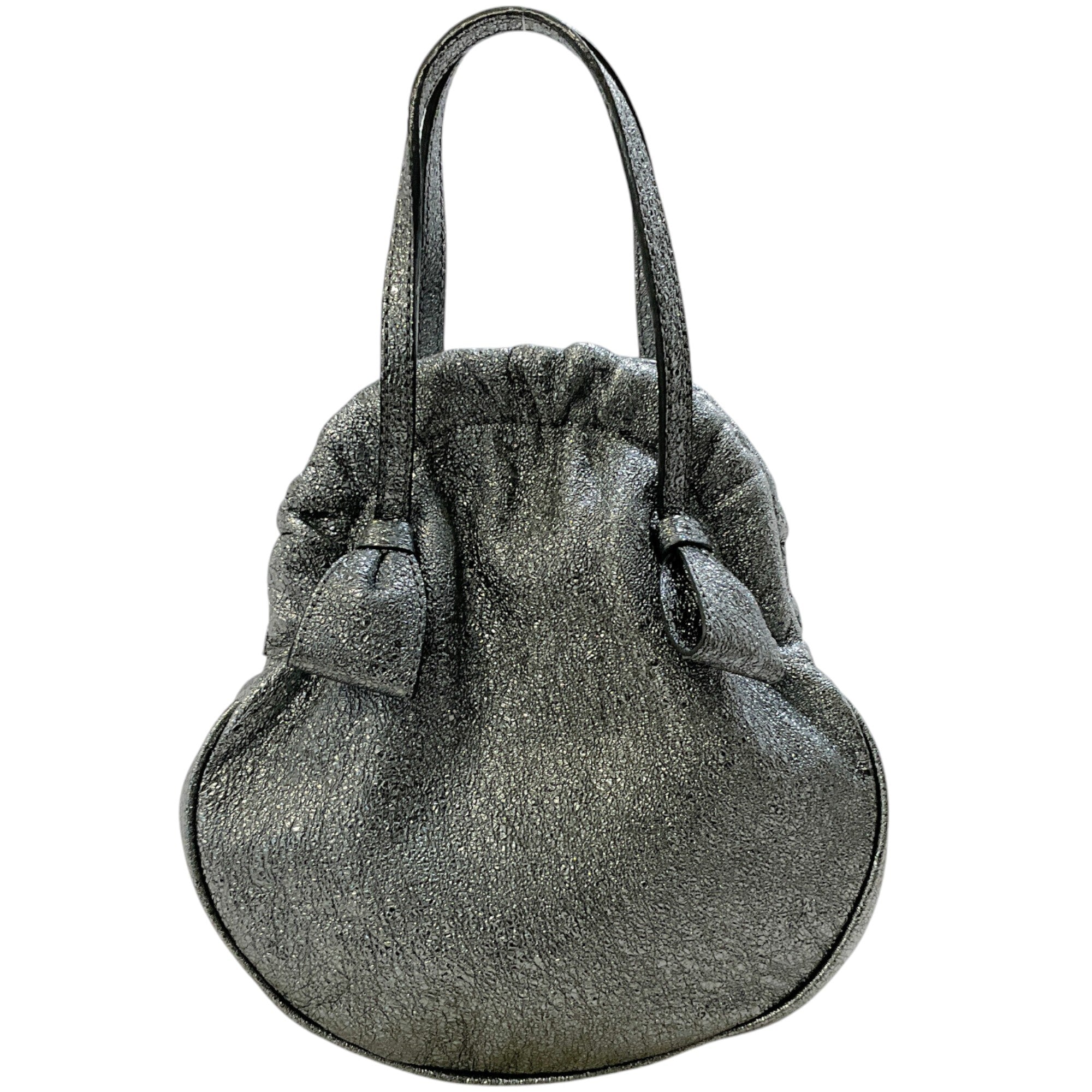 Moschino Cheap And Chic Silver Metallic Glitter Bag
