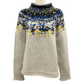 Load image into Gallery viewer, Acne Studios Light Grey Combo Sirius Icelandic Rollneck Merino Wool Knit Jumper
