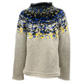 Load image into Gallery viewer, Acne Studios Light Grey Combo Sirius Icelandic Rollneck Merino Wool Knit Jumper
