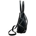 Load image into Gallery viewer, Akris Navy / Black / White Woven Leather Bag
