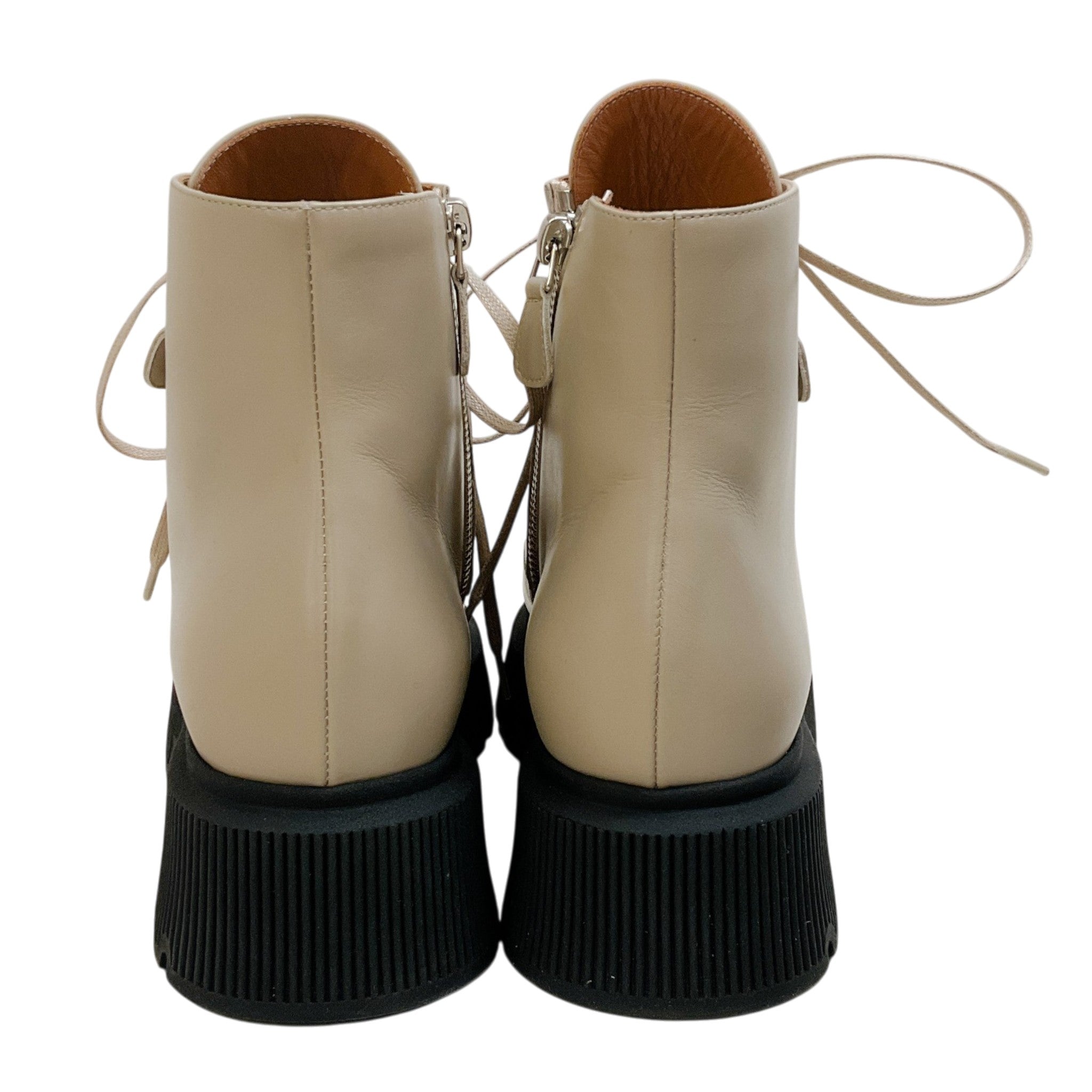 Laurence Dacade Grege Leather Kurt Combat Boots