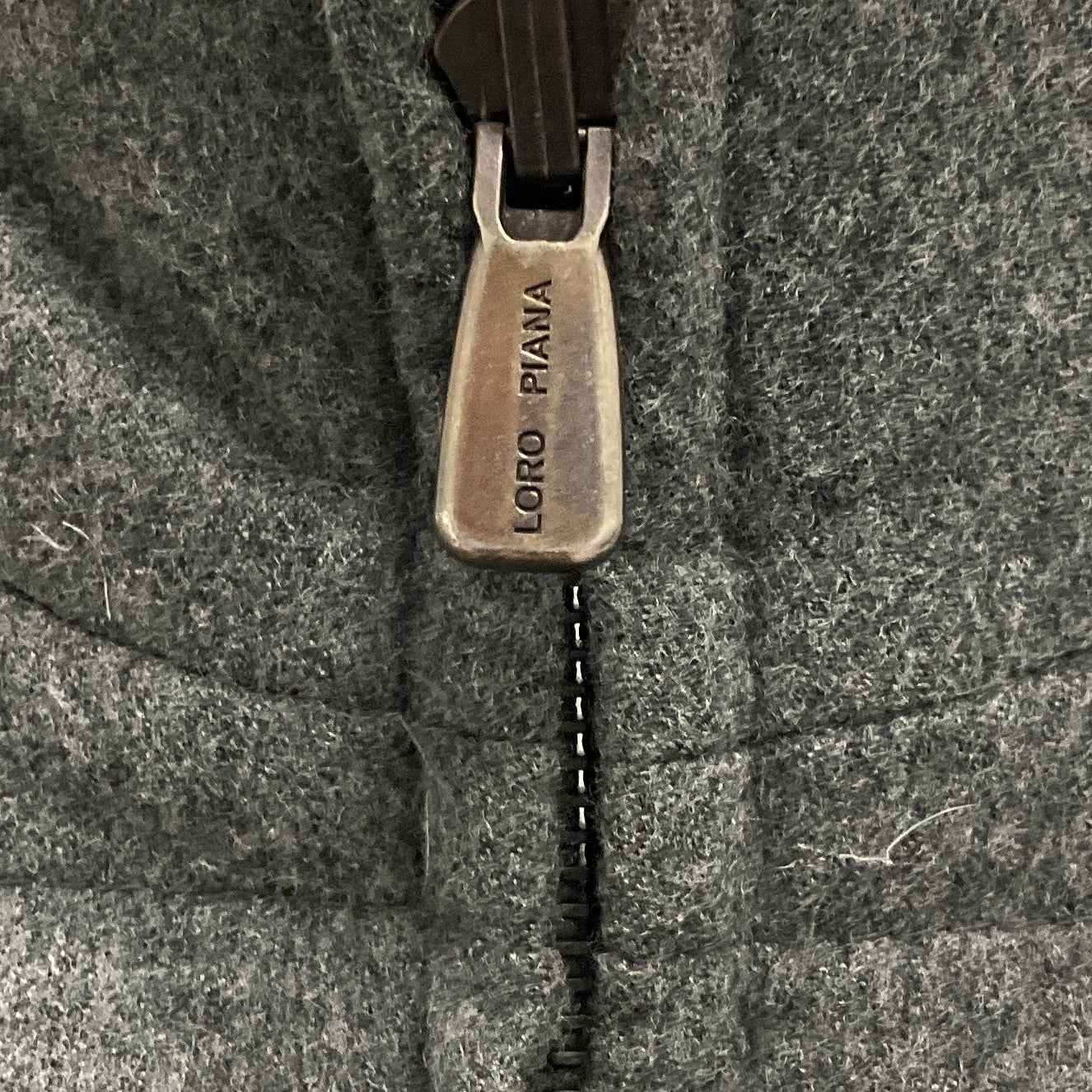 Loro Piana Men's Grey Reversible Storm System Rain & Wind Protection Vest