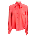 Load image into Gallery viewer, Etro Cyclamen Pink Tie Neck Silk Blouse
