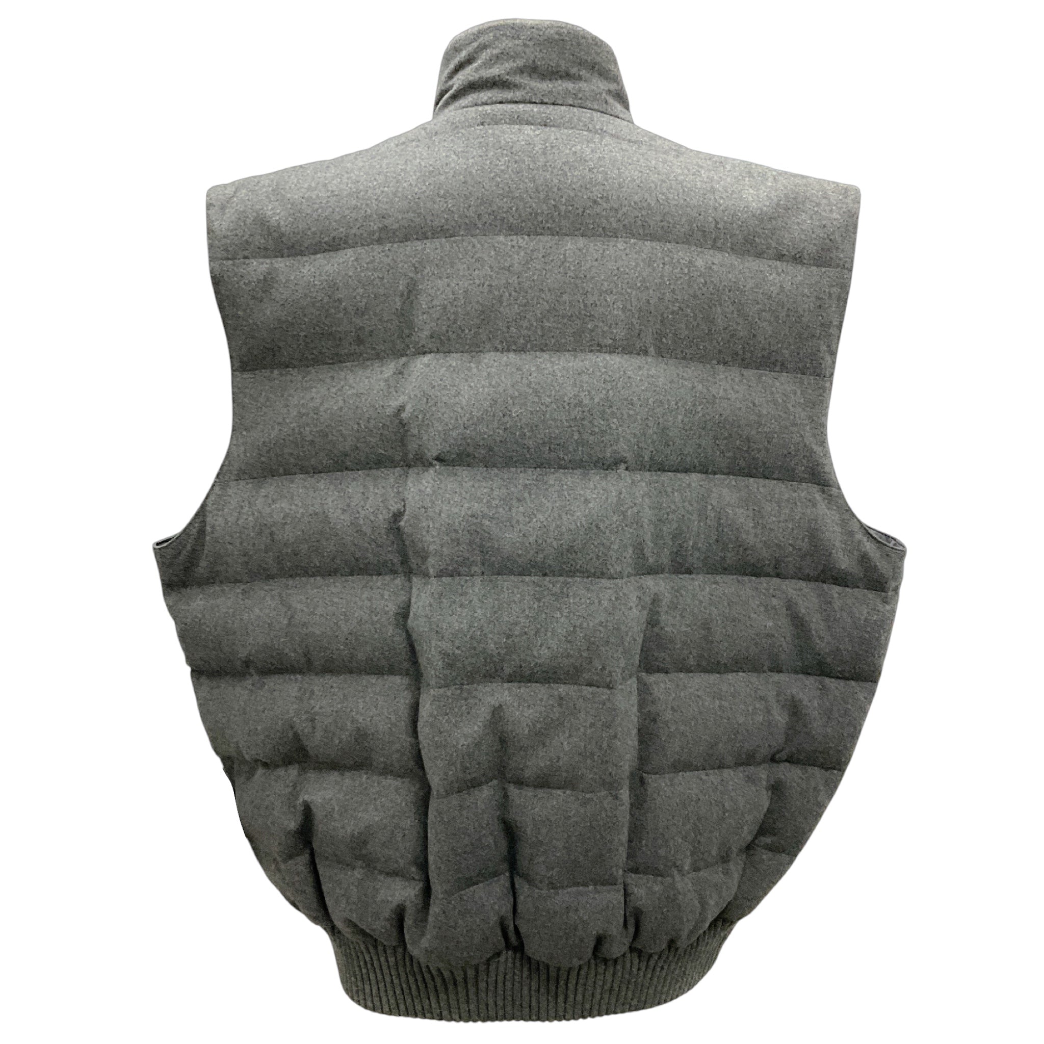 Loro Piana Men's Grey Reversible Storm System Rain & Wind Protection Vest