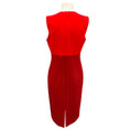 Load image into Gallery viewer, Hugo Boss Red Daedalus Two-Tone Colorblock Sheath Dress
