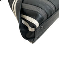 Load image into Gallery viewer, Akris Black / White Stripe Leather Bag
